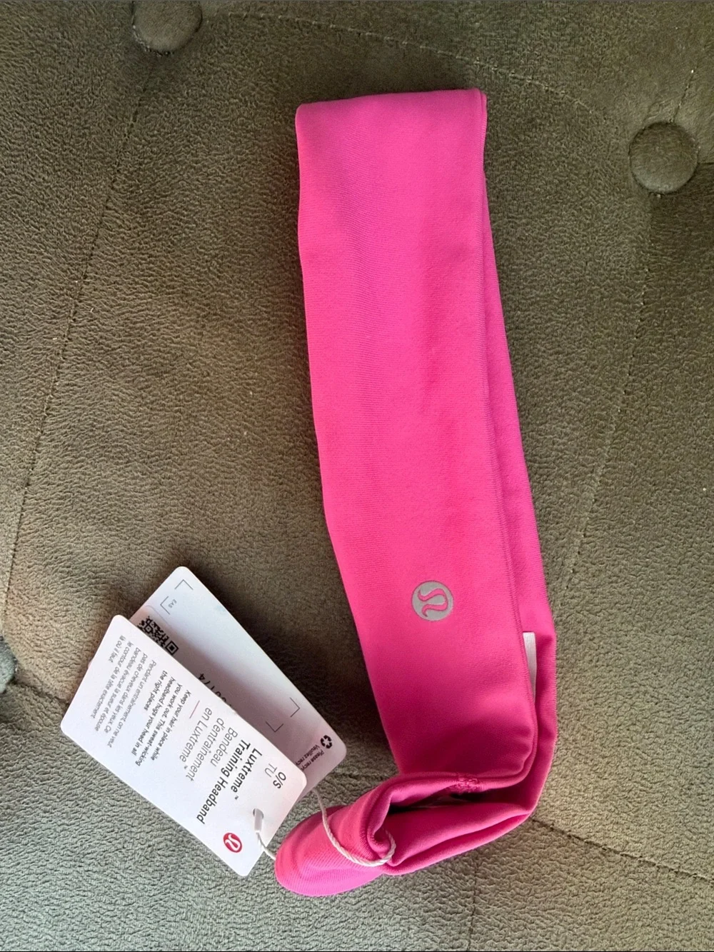 lululemon athletica Hot Pink Performance Headband